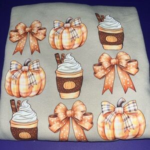 🟠NEW🟠Pumpkin Spice | Coquette | Fall | Pumpkin Season Crewneck Sweatshirt